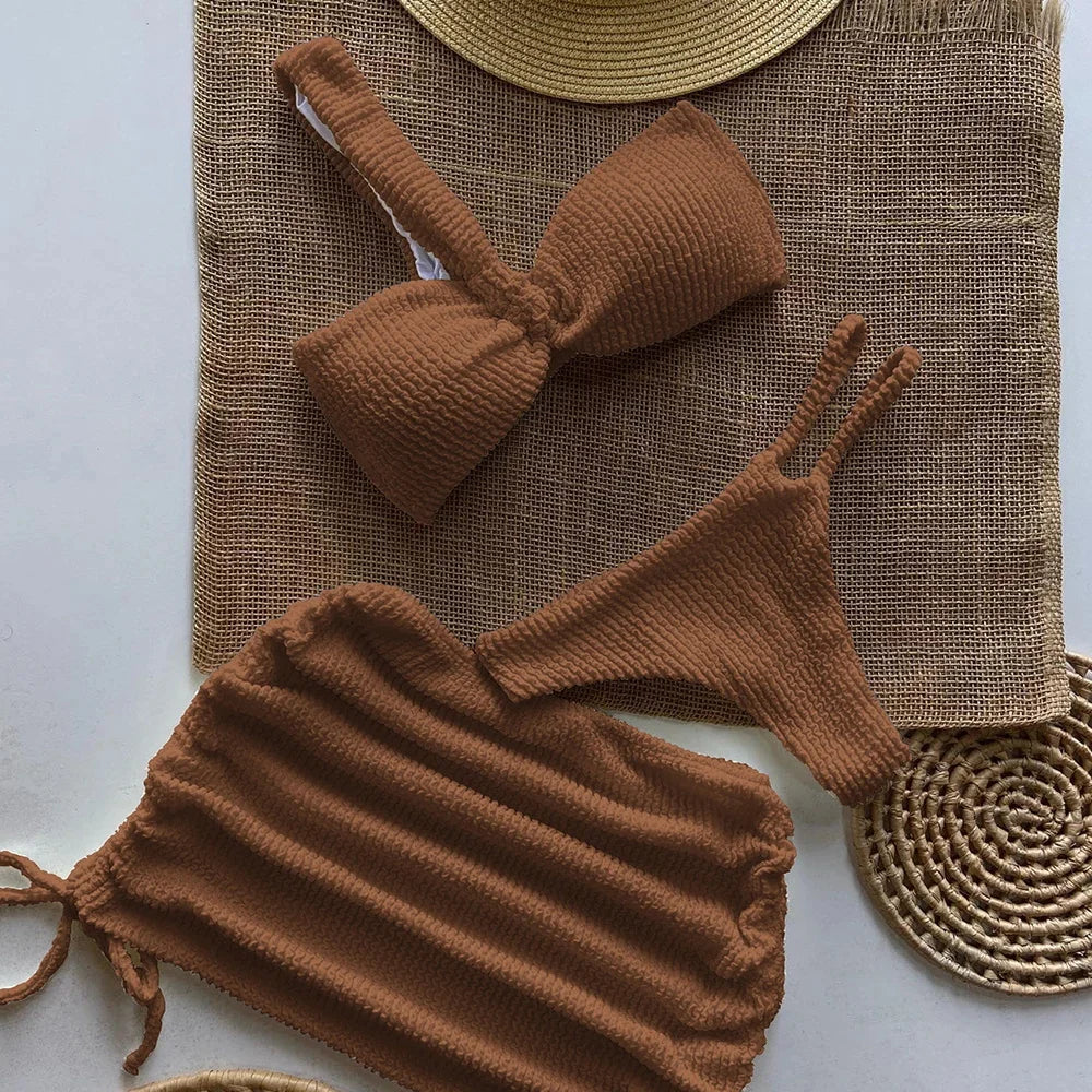 The Angel Brazilian Örgü Bikini Takımı