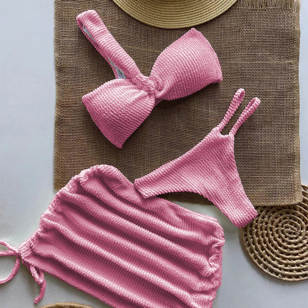 The Angel Brazilian Örgü Bikini Takımı