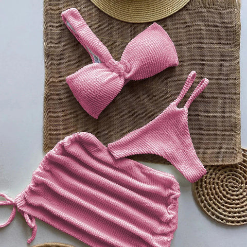 The Angel Brazilian Örgü Bikini Takımı