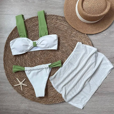 Two-Tone Bikini Takımı