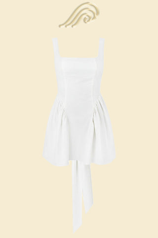 Debby Papyon Sırtı Açık Mini Elbise