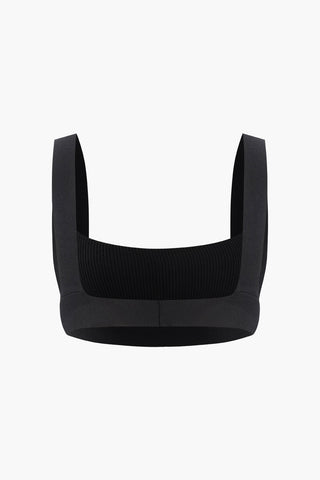 Kısa Tank Top Ve Tokalı Midi Etek Seti