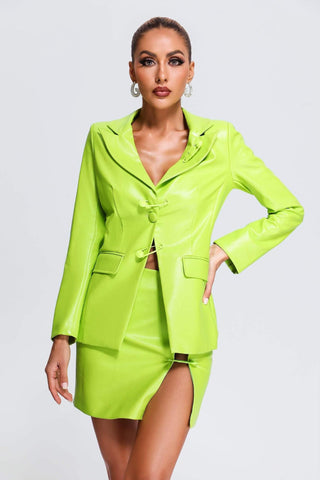 Deri Blazer Takımı