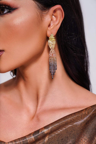 Rereny Taş Detaylı Küpeler