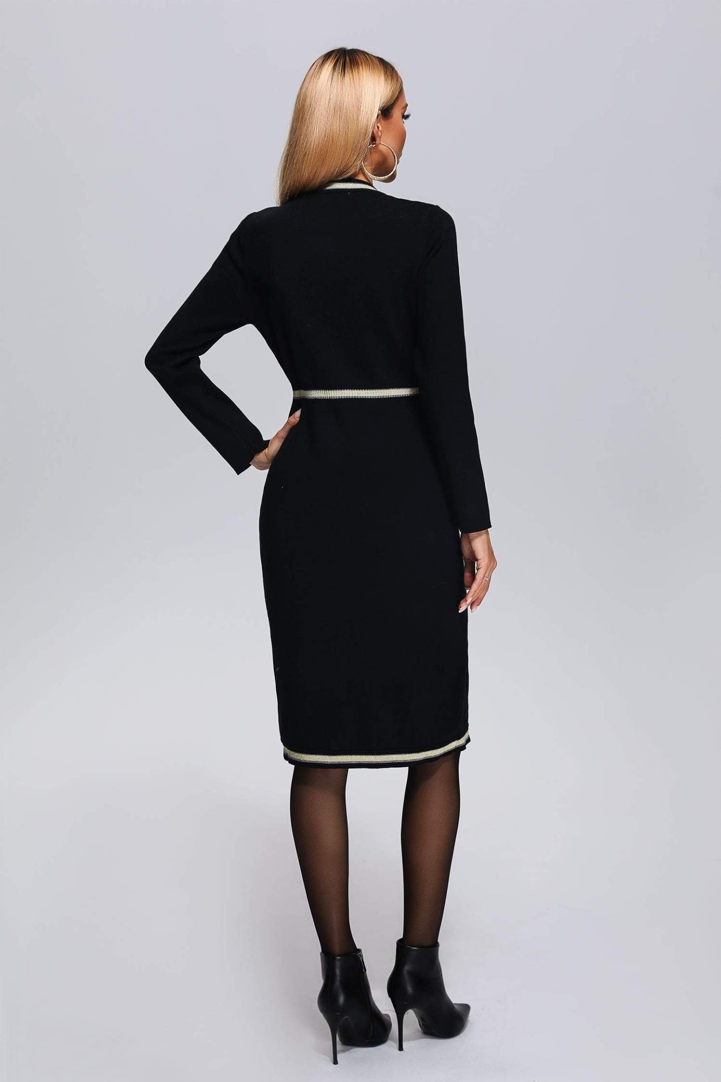 Magdalena Örgü Midi Elbise