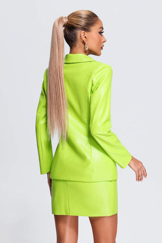 Deri Blazer Takımı